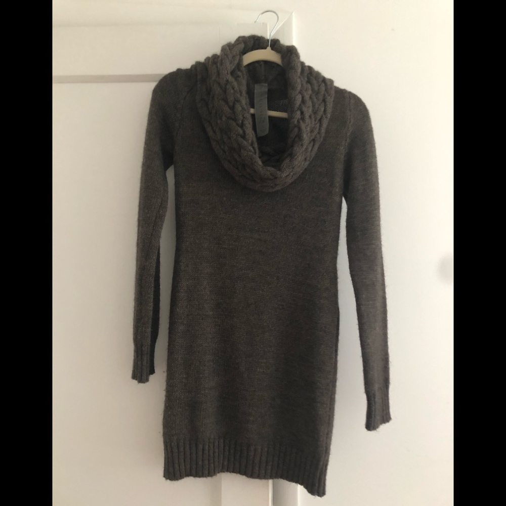 Brown Sweater dress